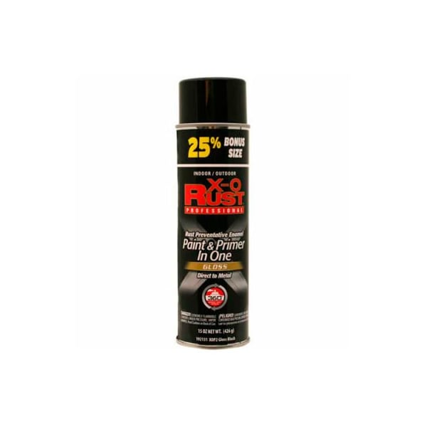 General Paint Spray Paint, Safety Black, Gloss, 15 oz 192131 - main